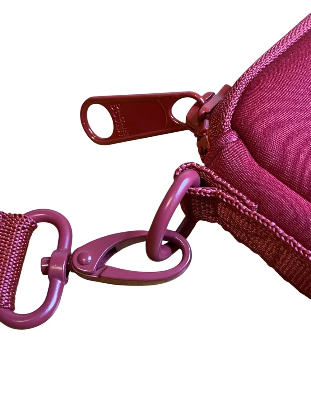 Dagne Dover SEPHORA Limited Edition MARA NEOPRENE Burgundy PHONE SLING Mini Bag